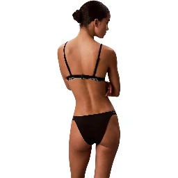 Black Recycled Polyester Bikini