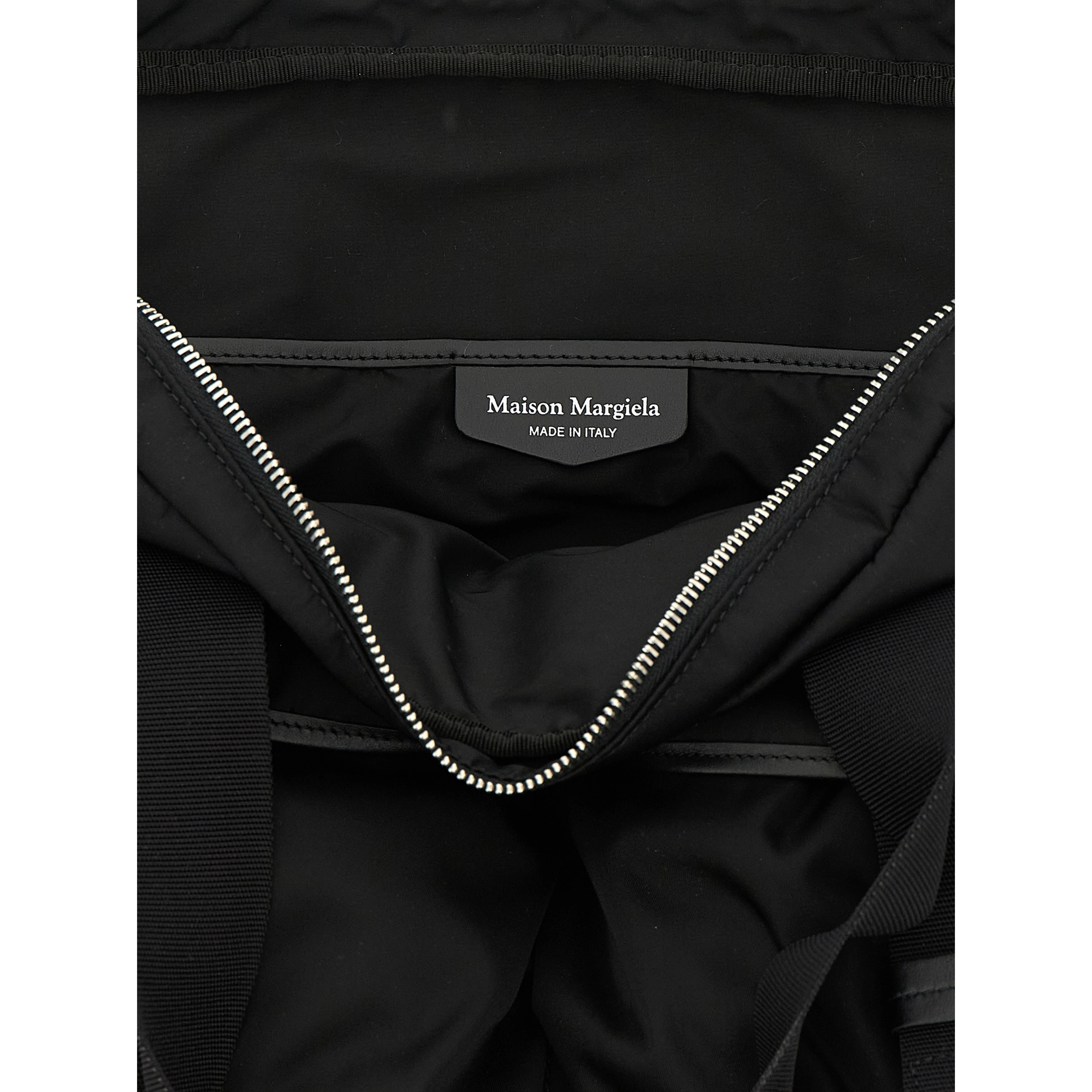 Black Polyamide Tote Bag