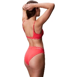 Orange Recycled Polyester Bikini