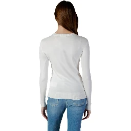 Cream Viscose Sweatshirt