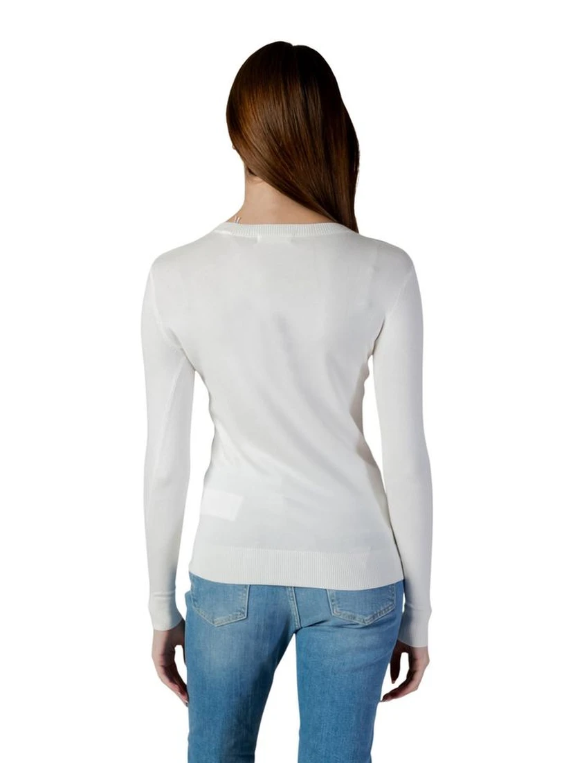 Cream Viscose Sweatshirt
