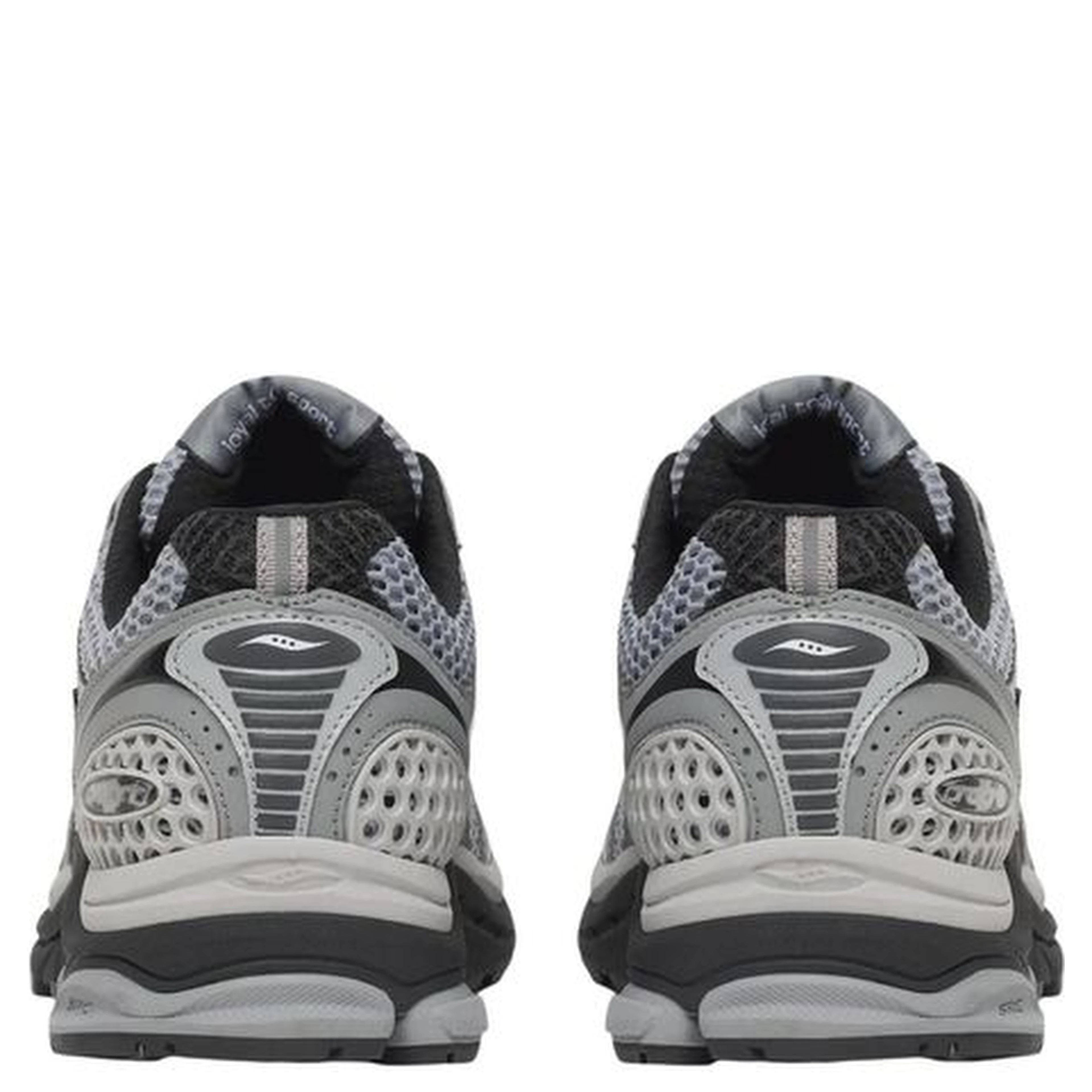 Gray Synthetic Athletic Sneakers
