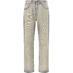 Blue Cotton Relaxed Fit Jeans