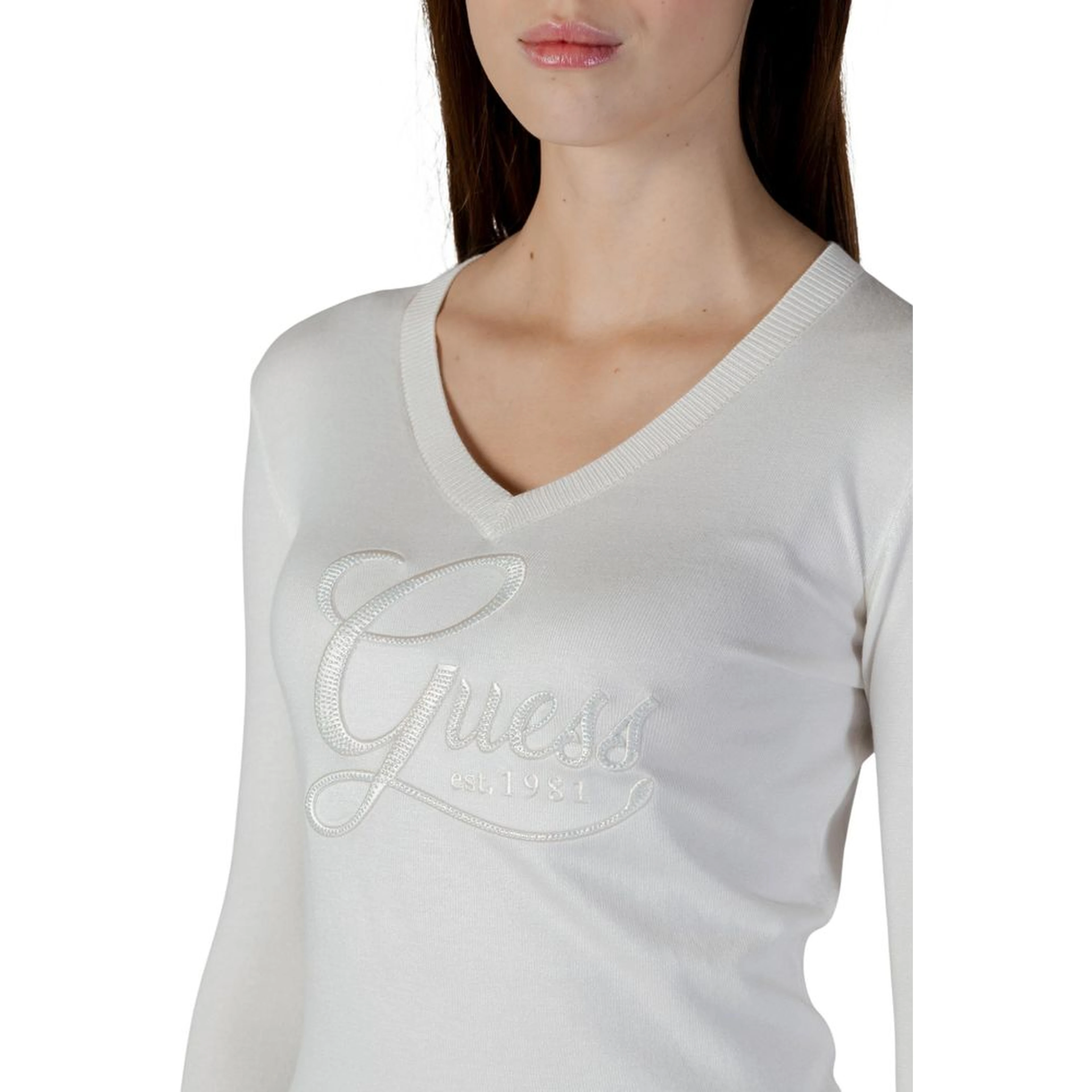 Cream Viscose Sweatshirt