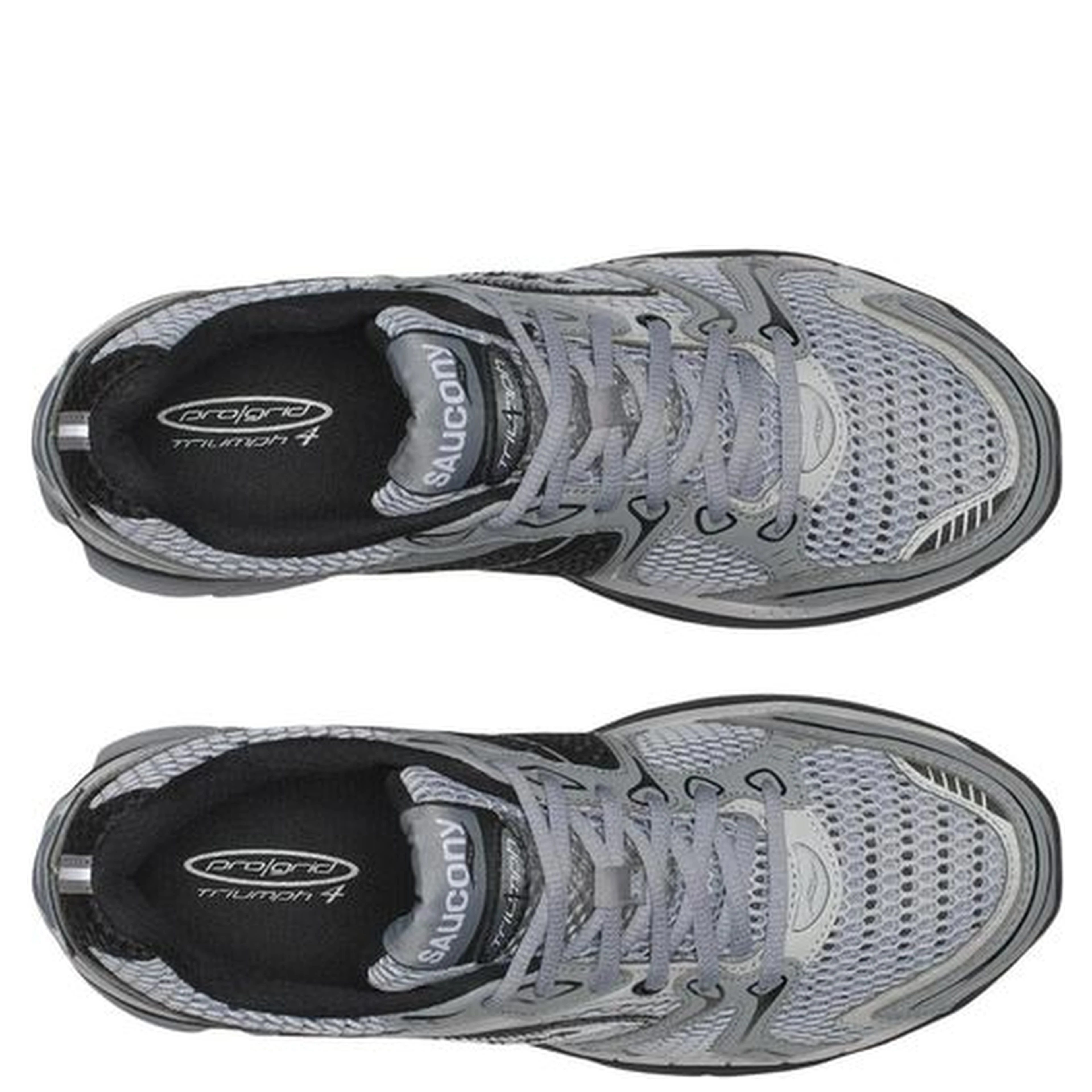 Gray Synthetic Athletic Sneakers