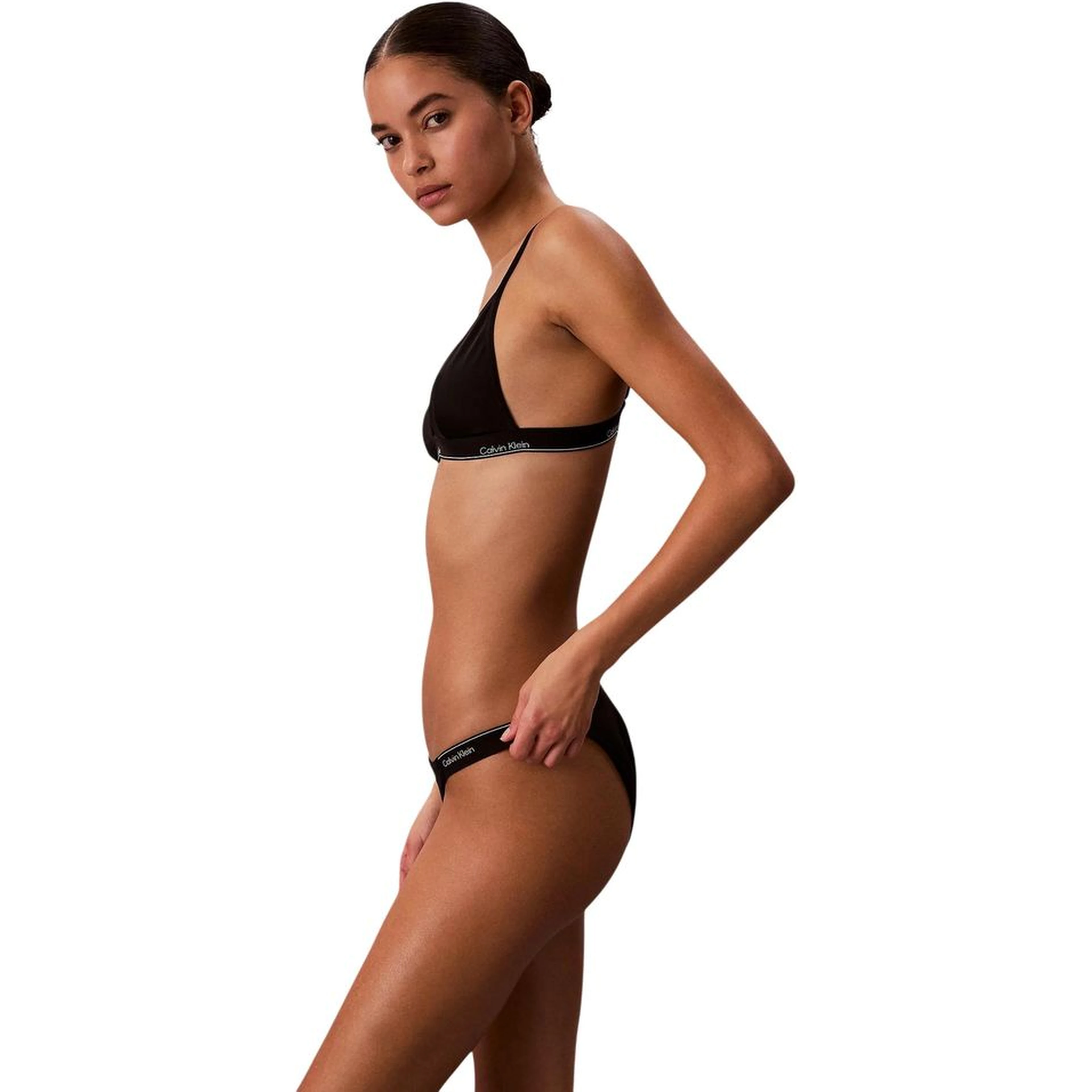 Black Recycled Polyester Bikini