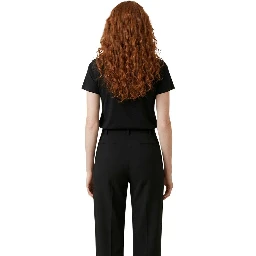 Black Cotton T-Shirt