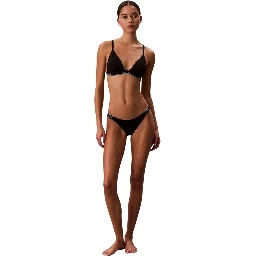 Black Recycled Polyester Bikini