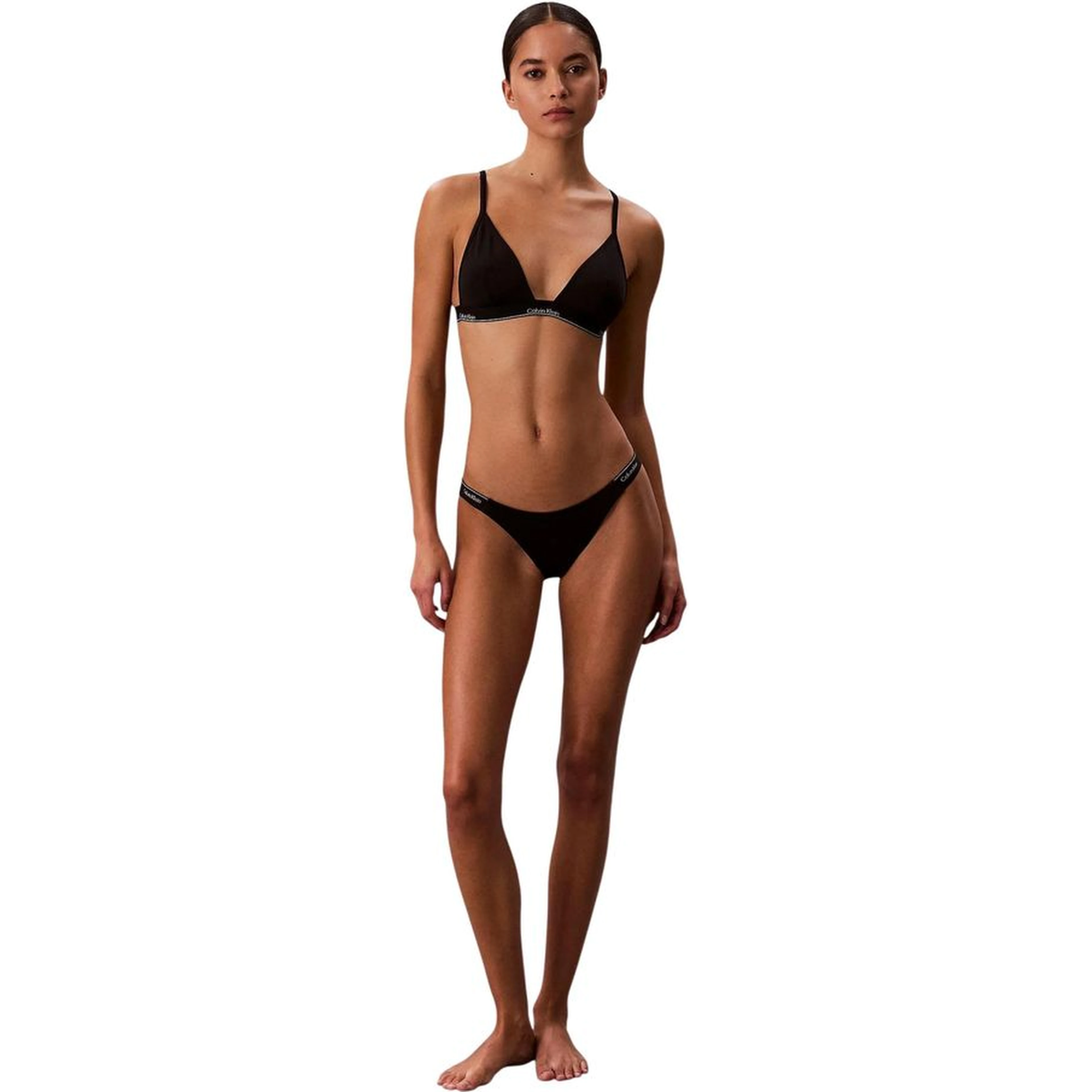 Black Recycled Polyester Bikini