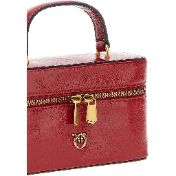 Red Calfskin Crossbody Bag