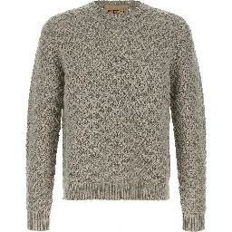 Gray Virgin Wool Cardigan