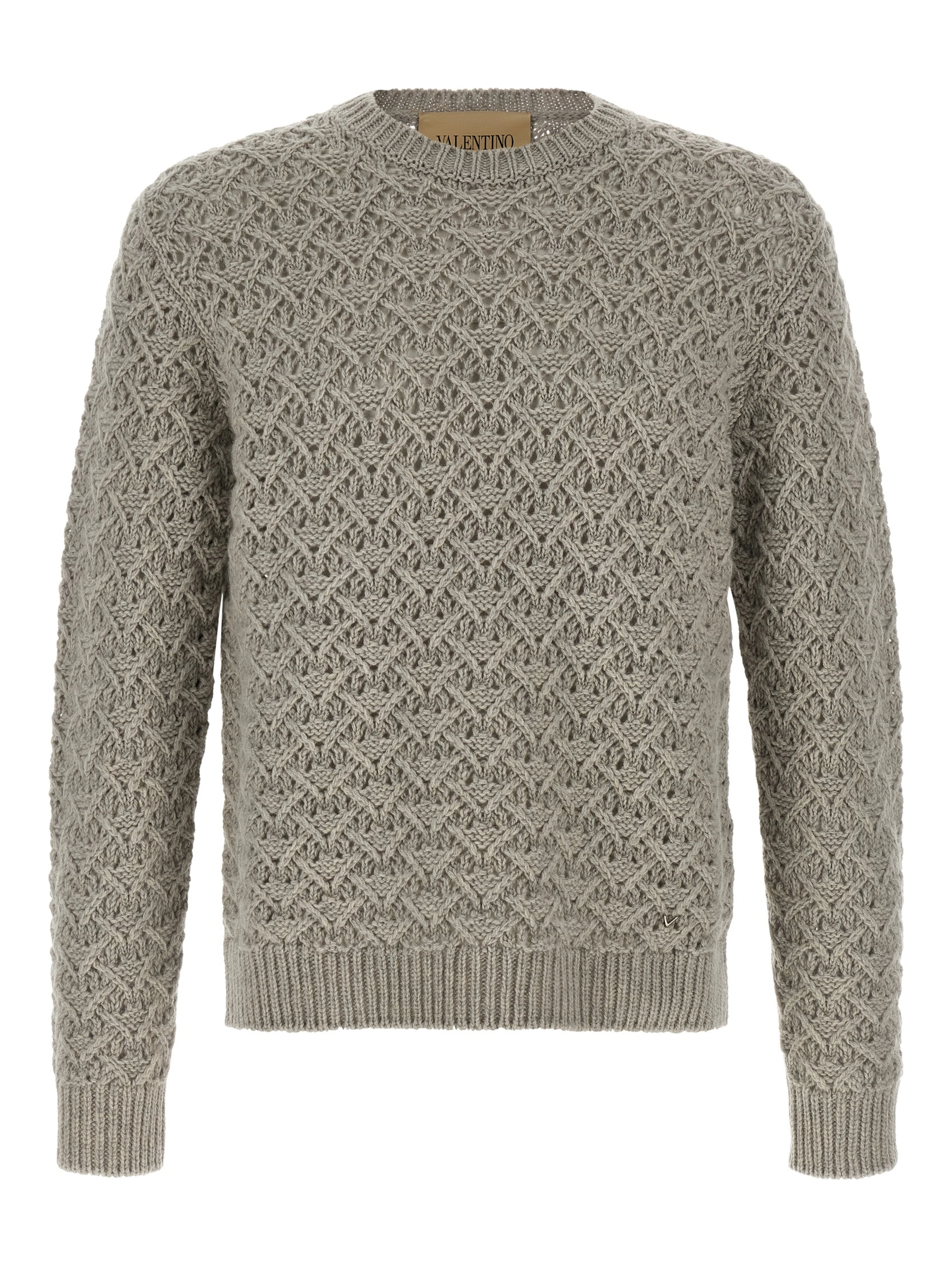 Gray Virgin Wool Cardigan