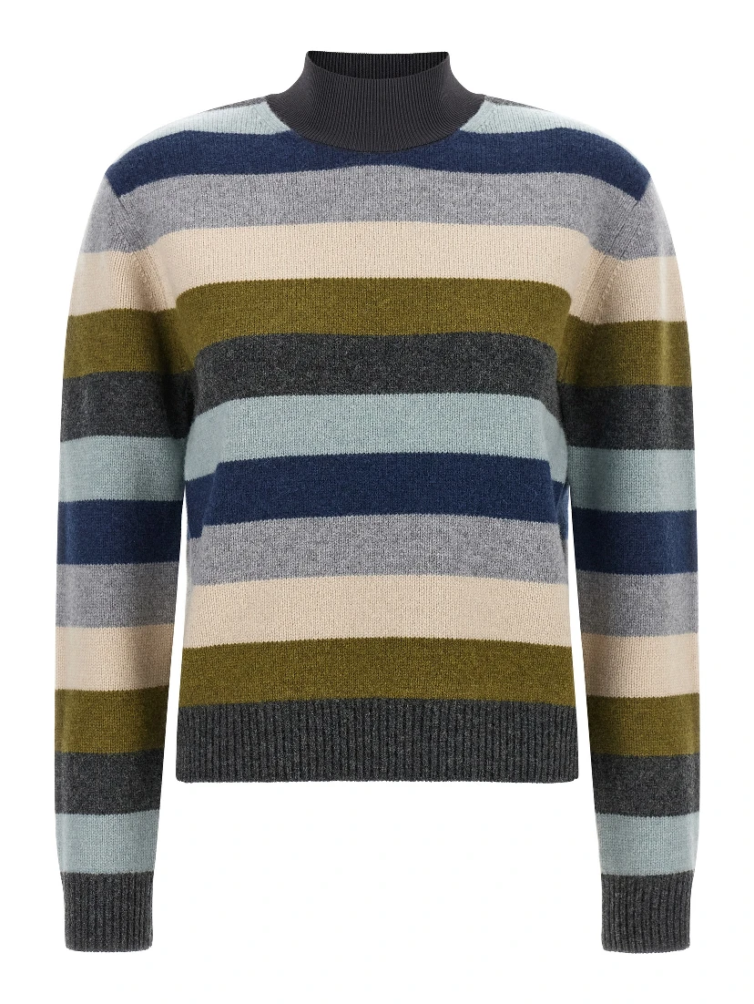 Multicolor Wool Cardigan