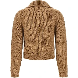 Beige Wool Cardigan