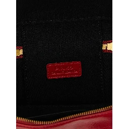 Red Calfskin Crossbody Bag
