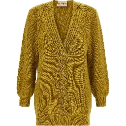 Multicolor Virgin Wool Cardigan