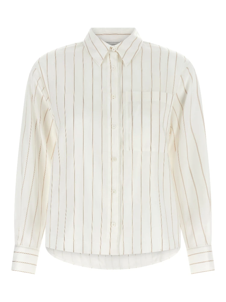Beige Lyocell Blouse