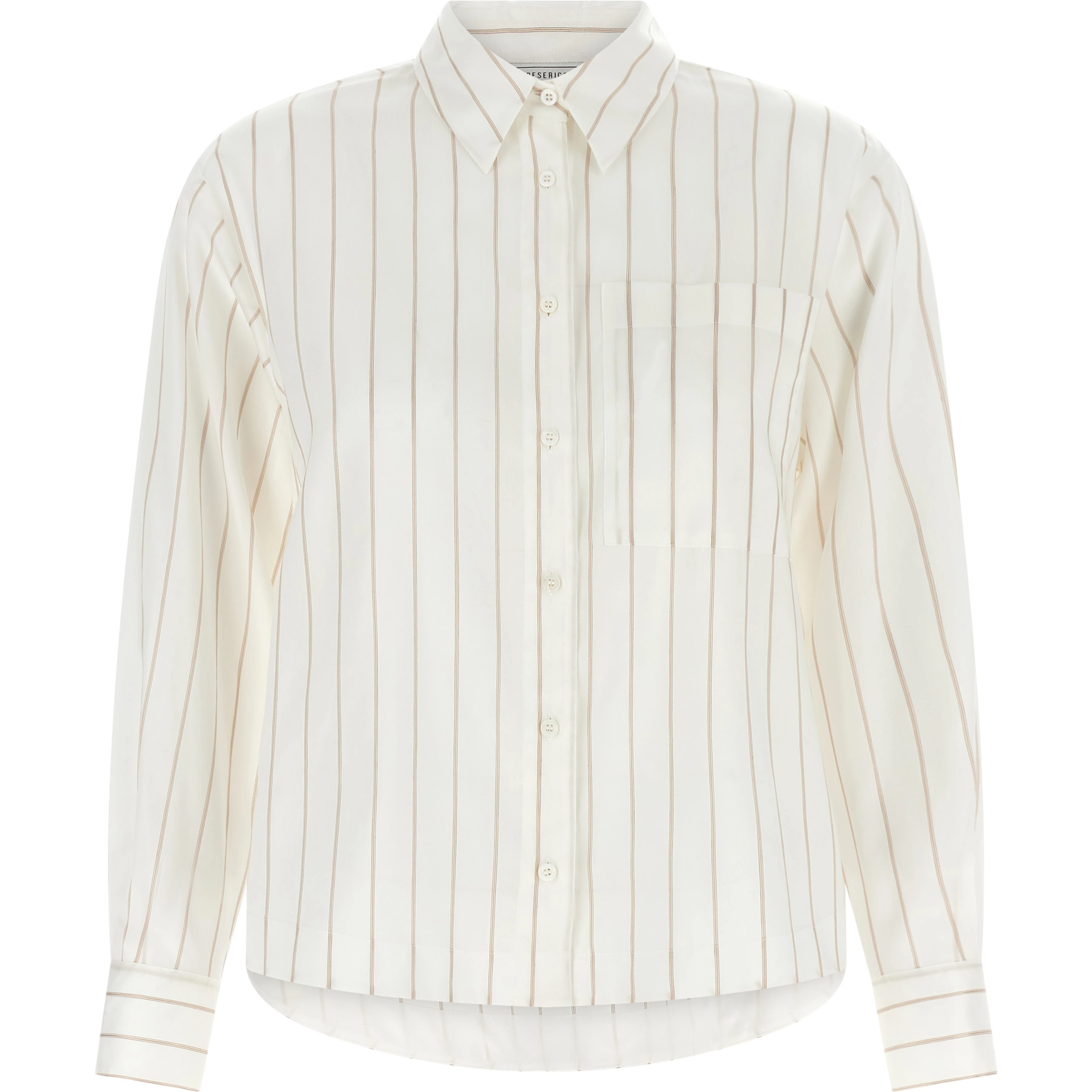 Beige Lyocell Blouse