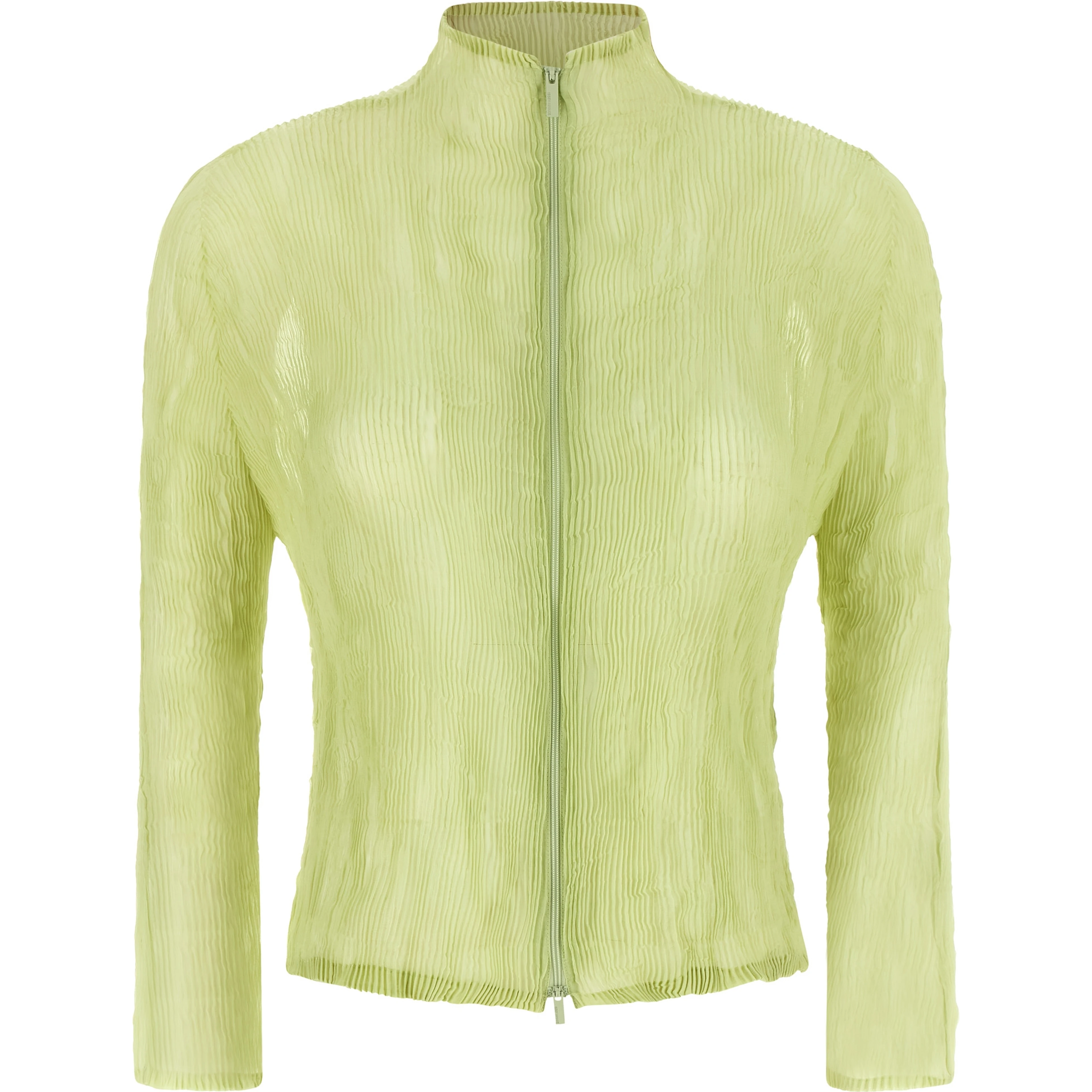 Bicolor Polyester Cardigan