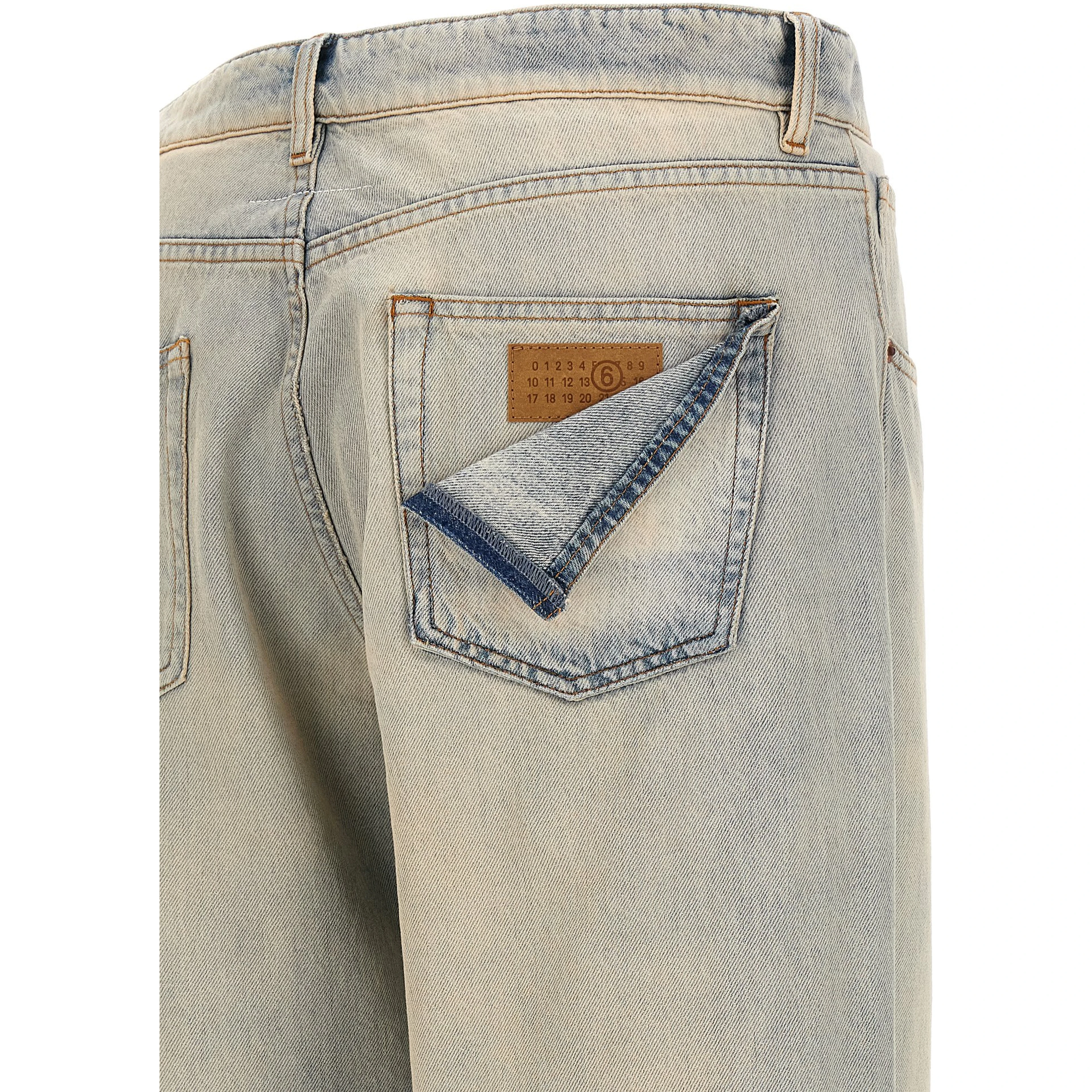 Blue Cotton Relaxed Fit Jeans