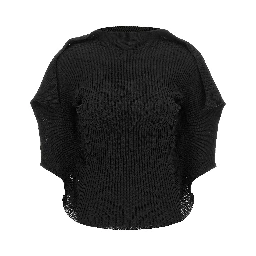 Black Polyester Blouse