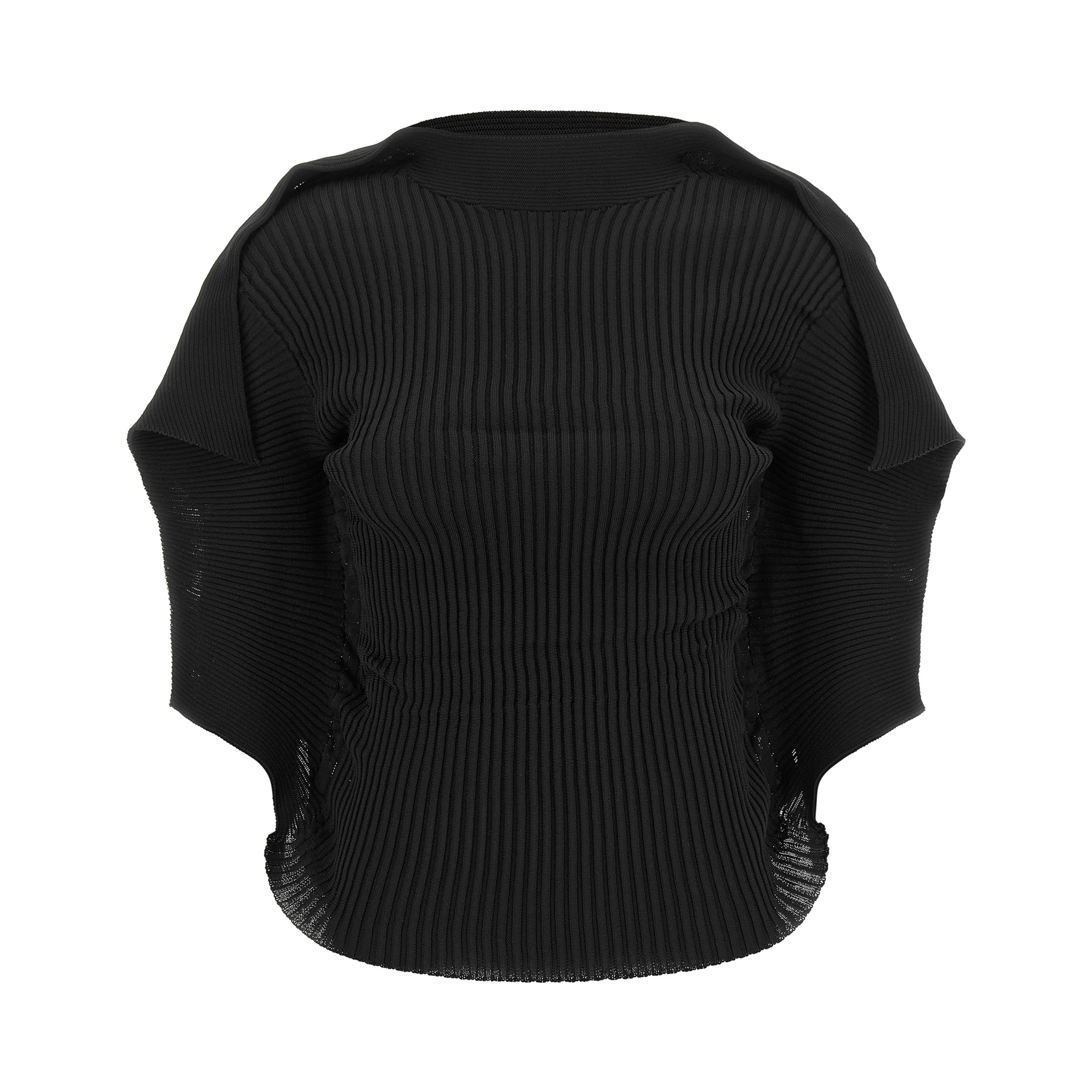 Black Polyester Blouse