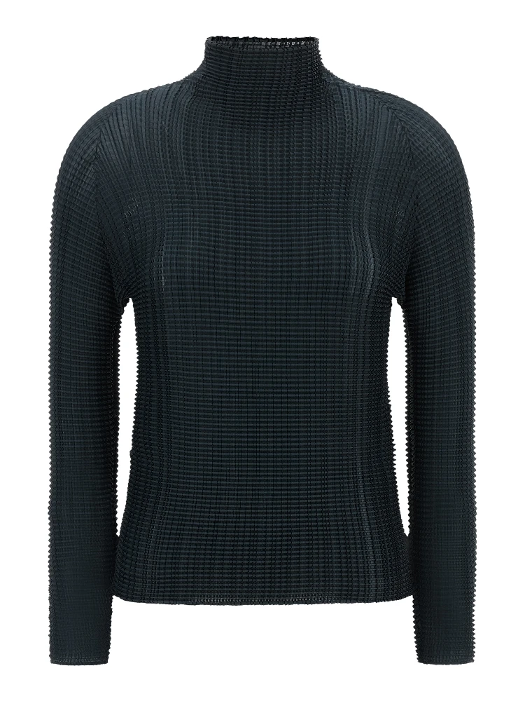 Blue Polyester Cardigan