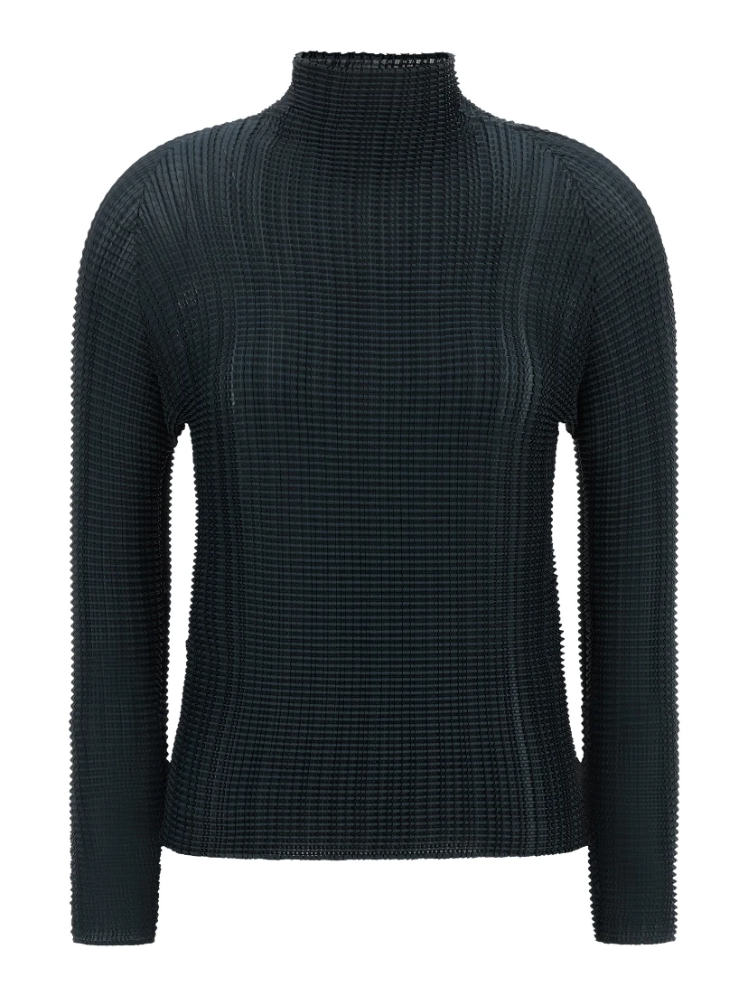 Blue Polyester Cardigan