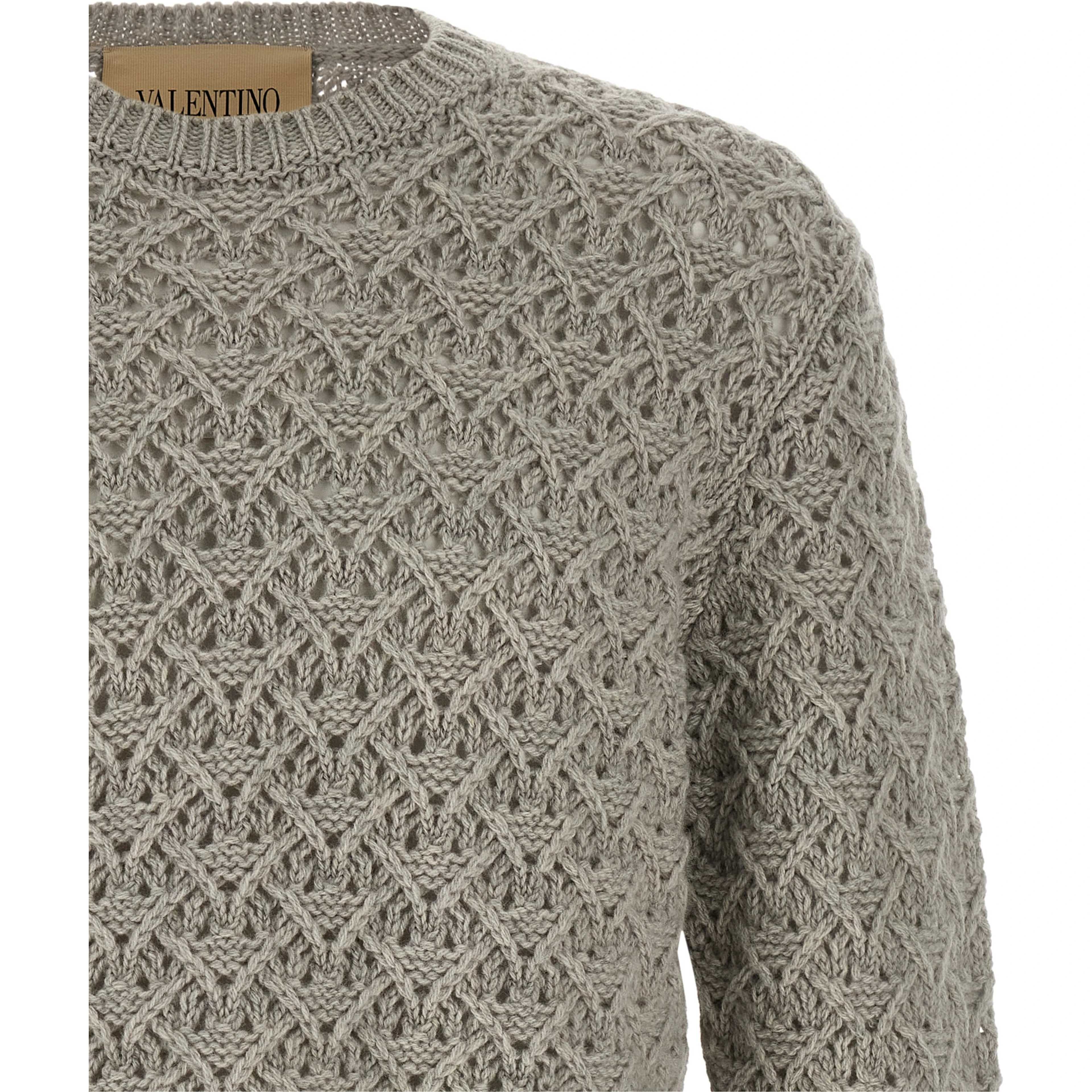 Gray Virgin Wool Cardigan