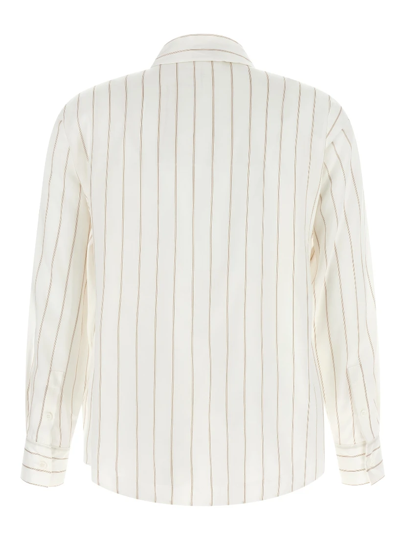 Beige Lyocell Blouse