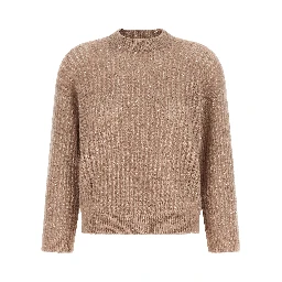Beige Polyamide Cardigan