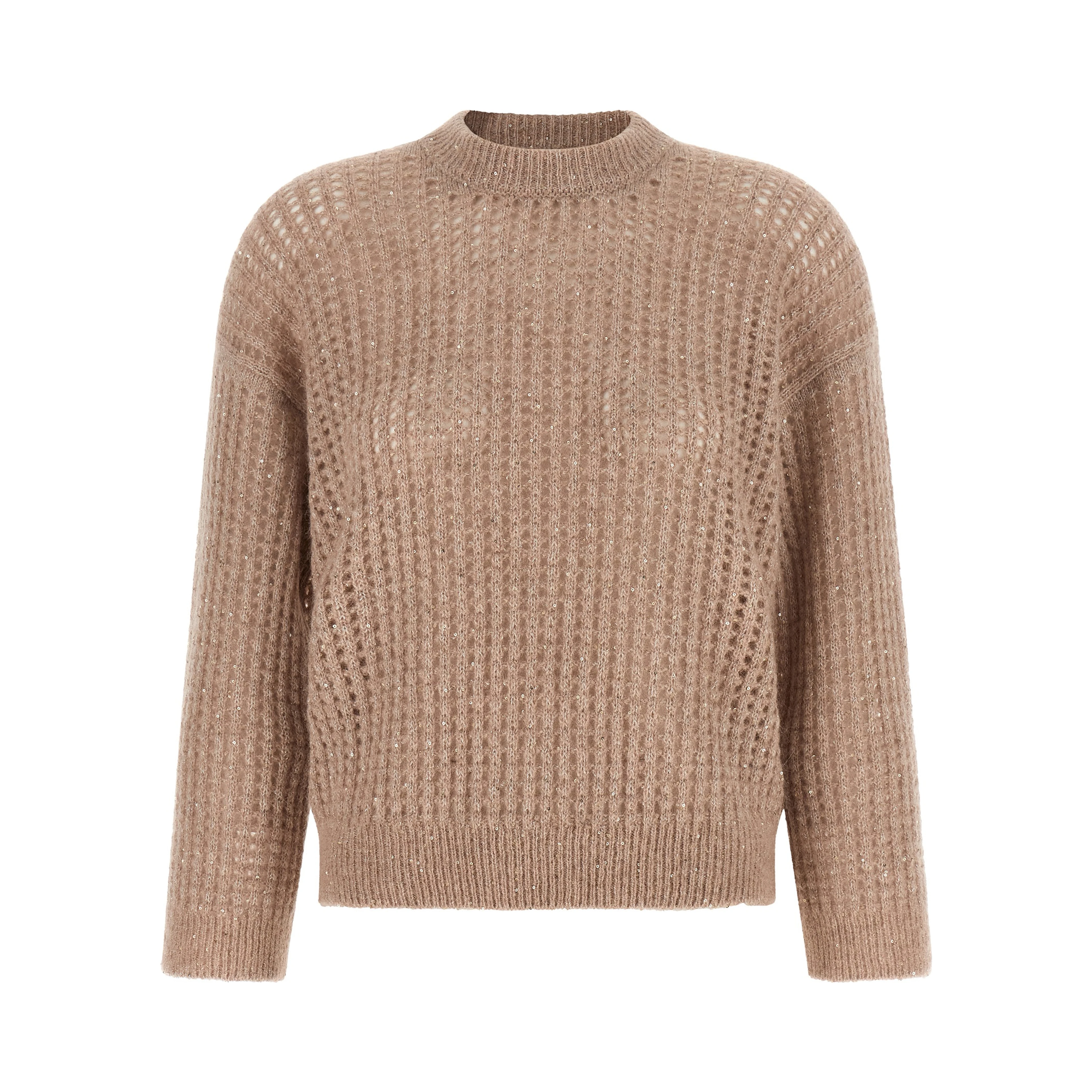 Beige Polyamide Cardigan