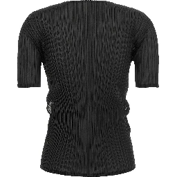 Black Polyester Pattern Shirt