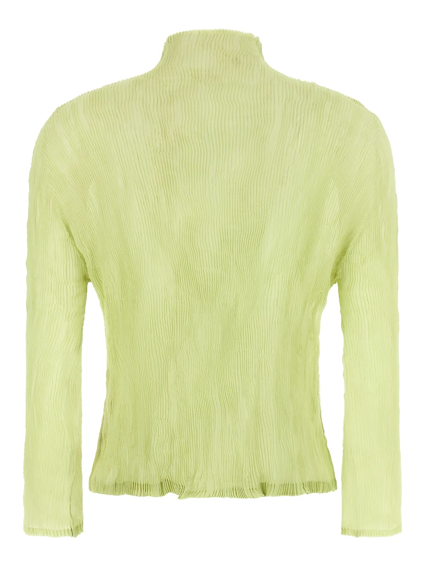 Bicolor Polyester Cardigan