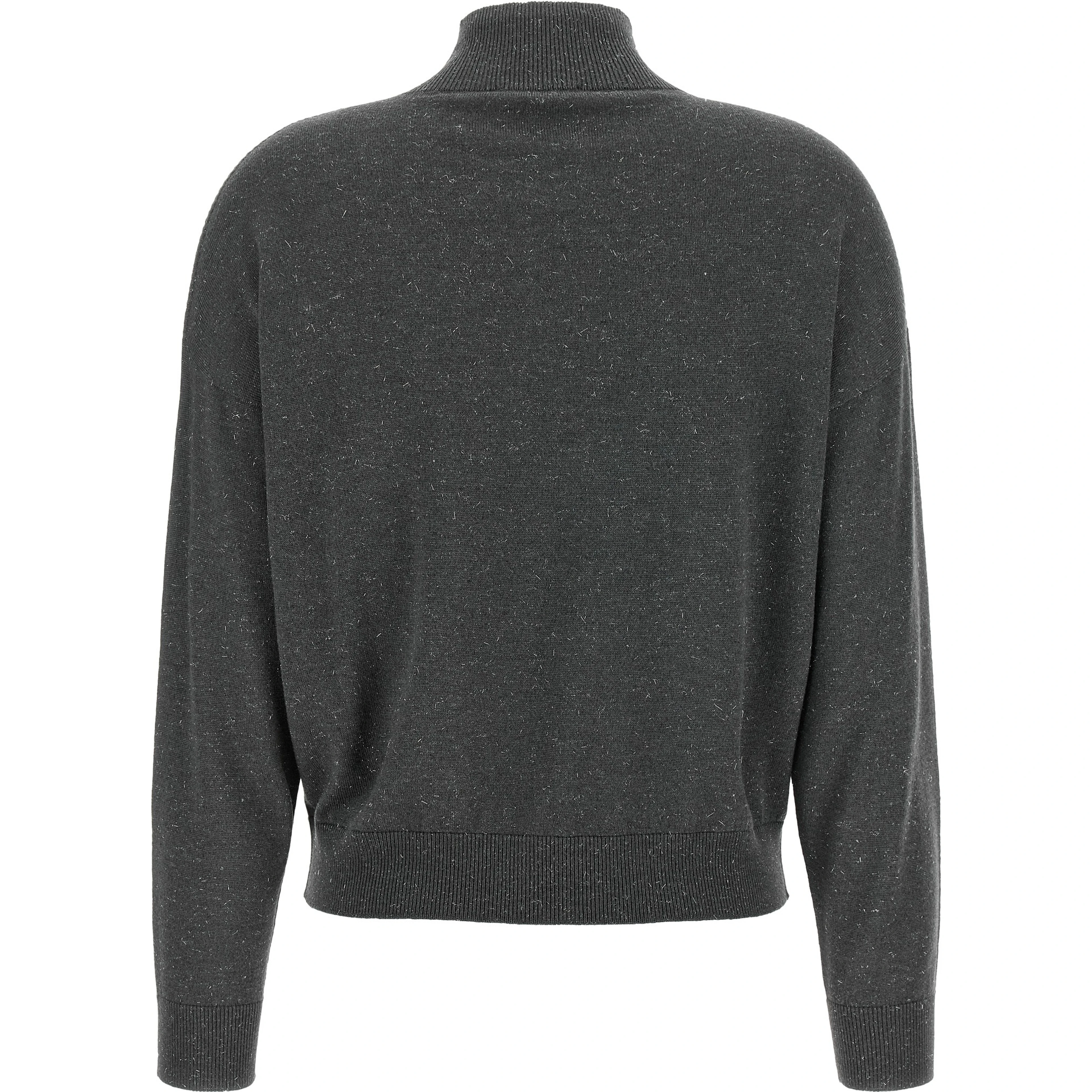 Gray Virgin Wool Cardigan