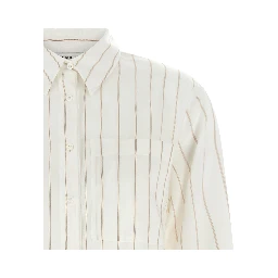 Beige Lyocell Blouse