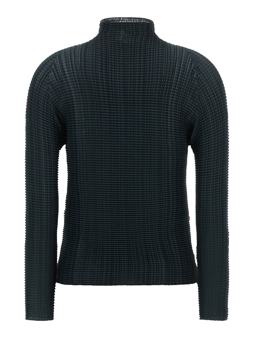 Blue Polyester Cardigan