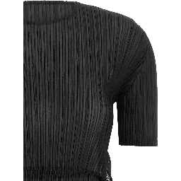 Black Polyester Pattern Shirt