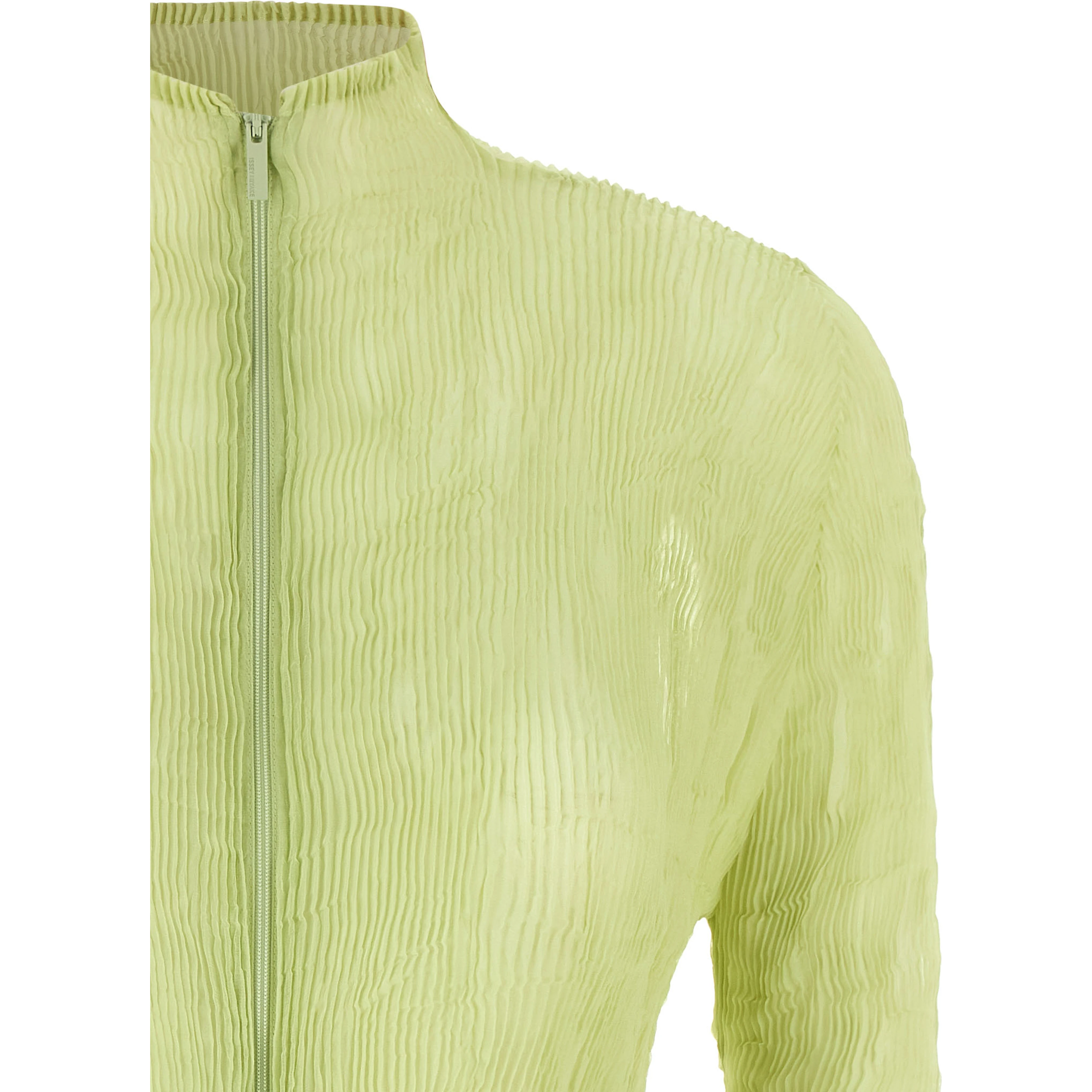 Bicolor Polyester Cardigan