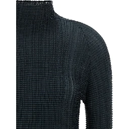 Blue Polyester Cardigan