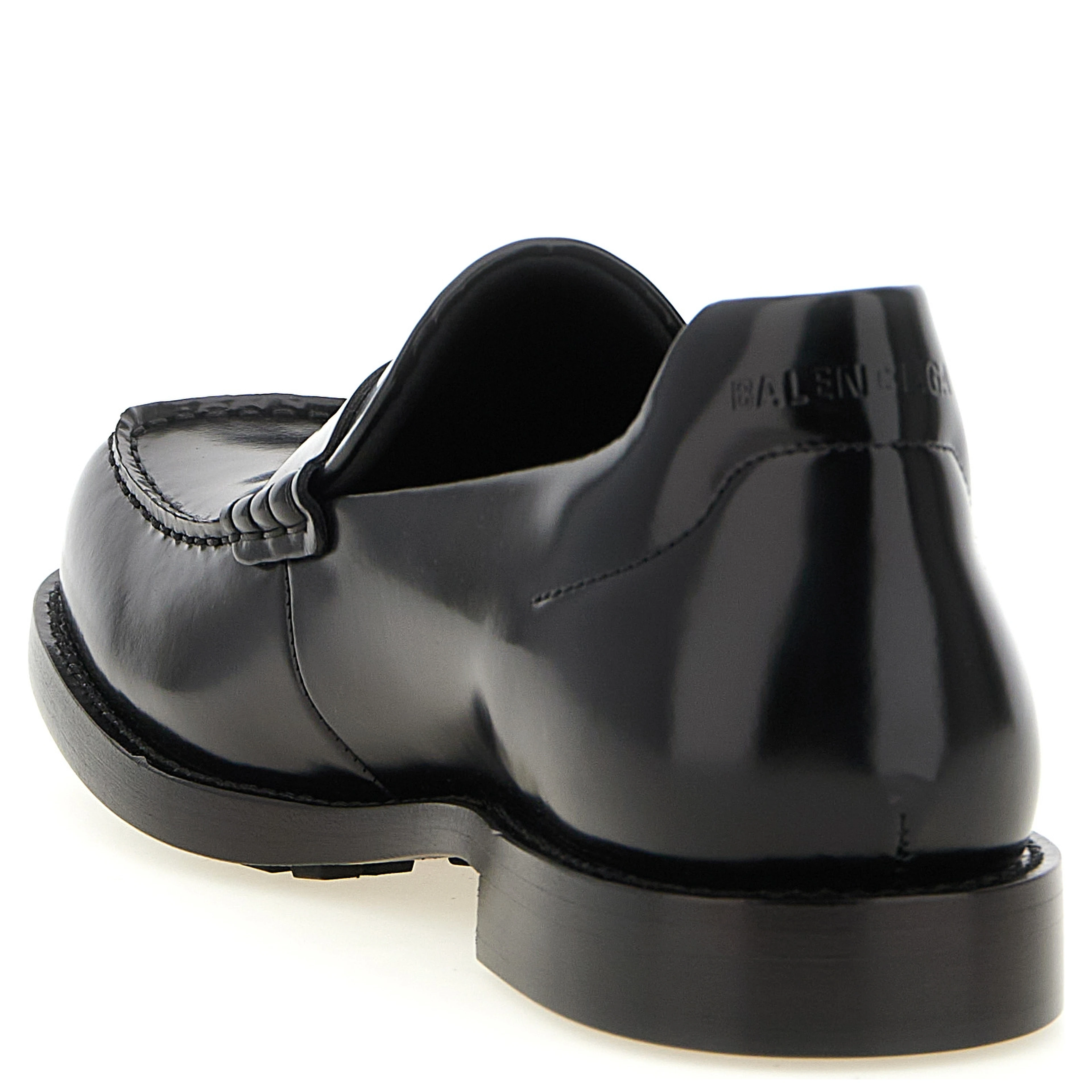 Black Calfskin Slip-On Loafers