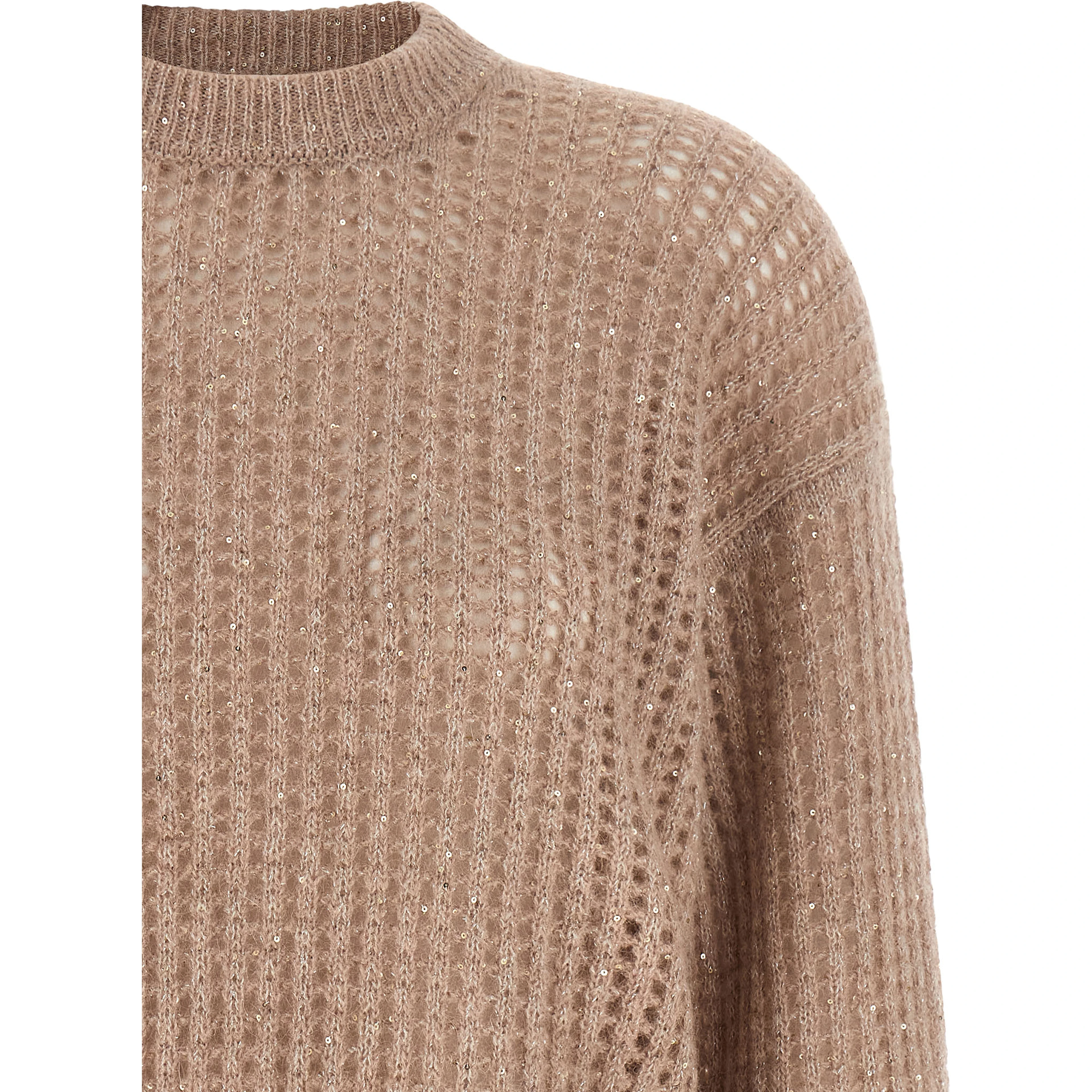Beige Polyamide Cardigan
