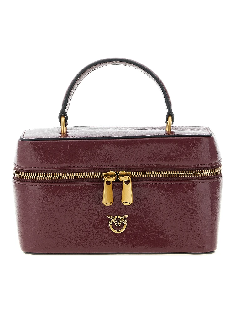 Bordeaux Calfskin Crossbody Bag