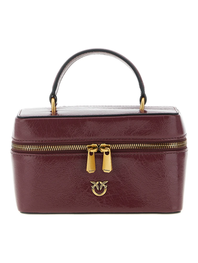 Bordeaux Calfskin Crossbody Bag