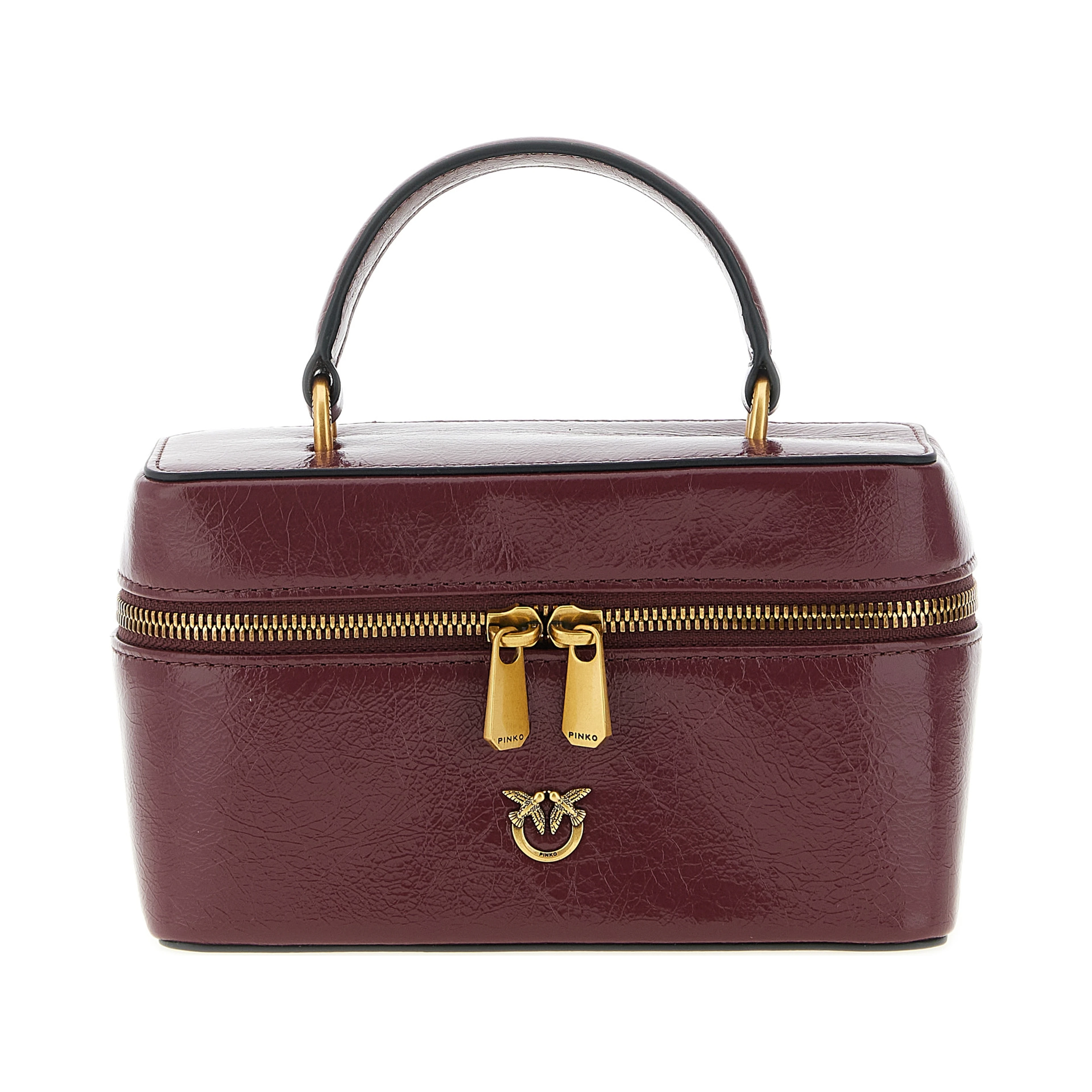 Bordeaux Calfskin Crossbody Bag