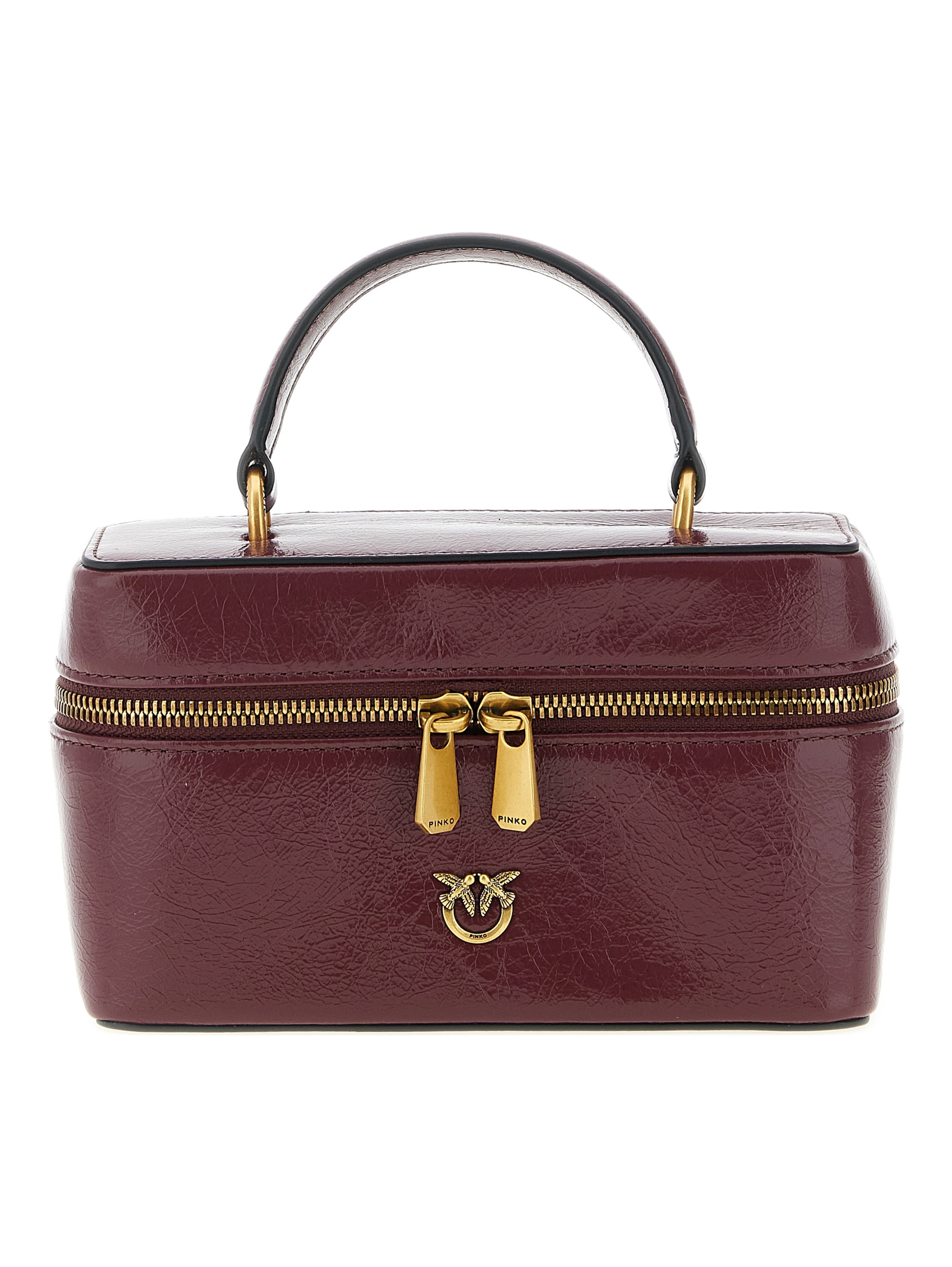 Bordeaux Calfskin Crossbody Bag