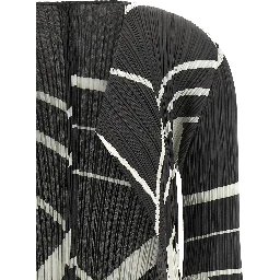Bicolor Polyester Cardigan