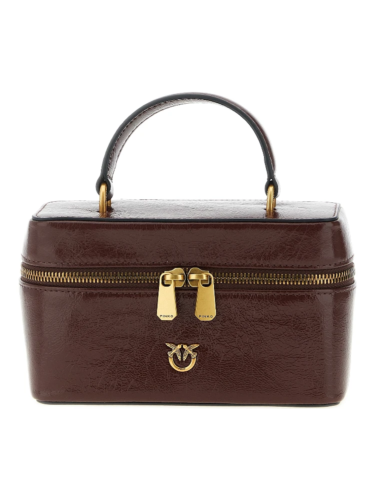 Bordeaux Calfskin Crossbody Bag