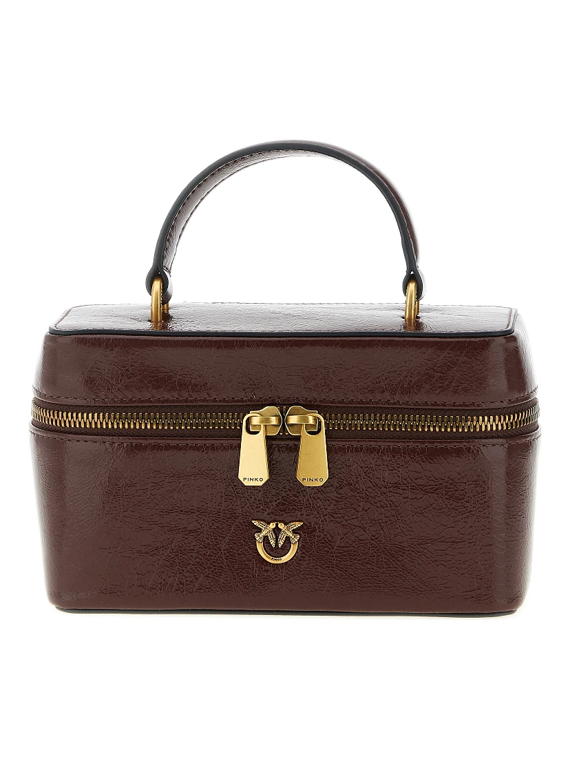 Bordeaux Calfskin Crossbody Bag