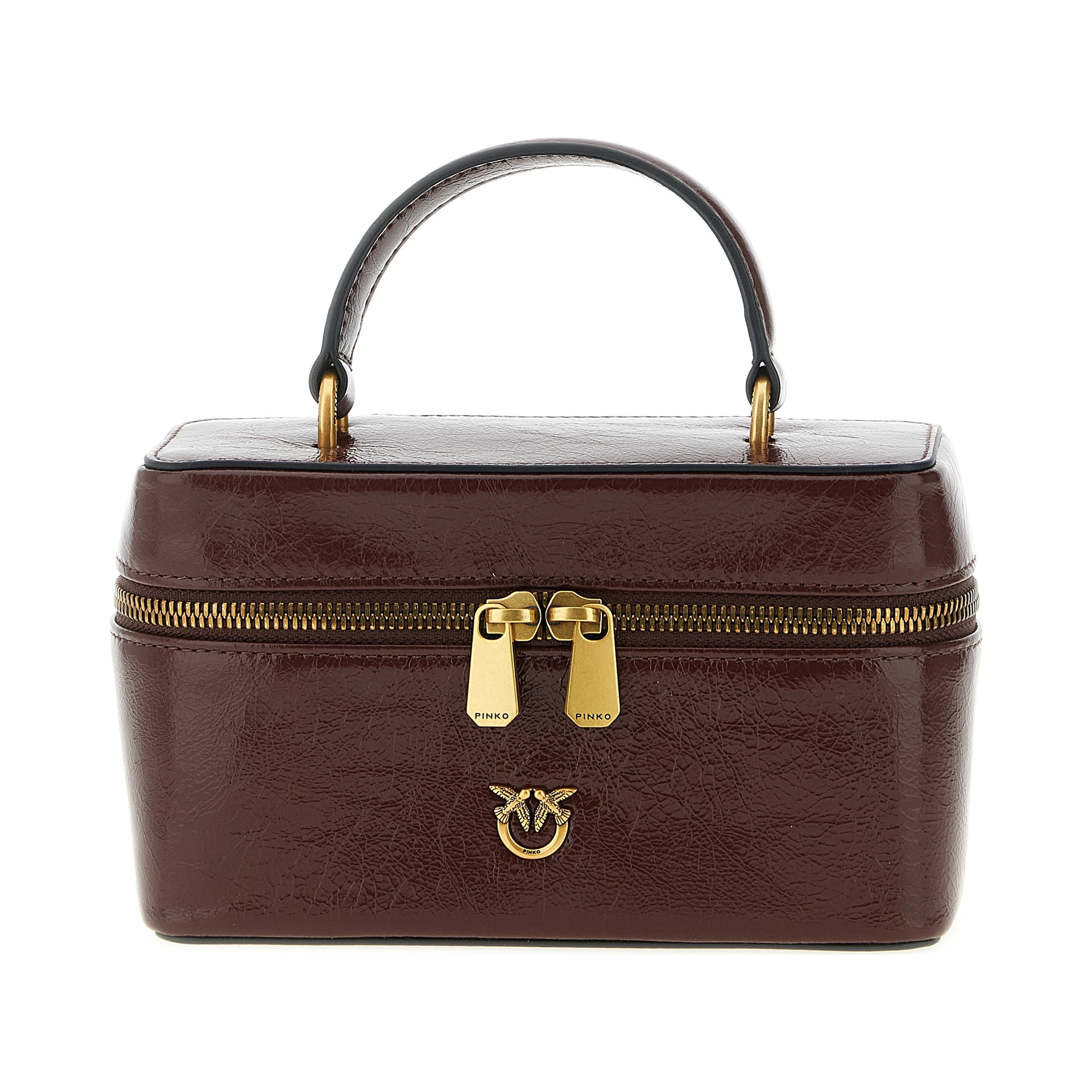 Bordeaux Calfskin Crossbody Bag
